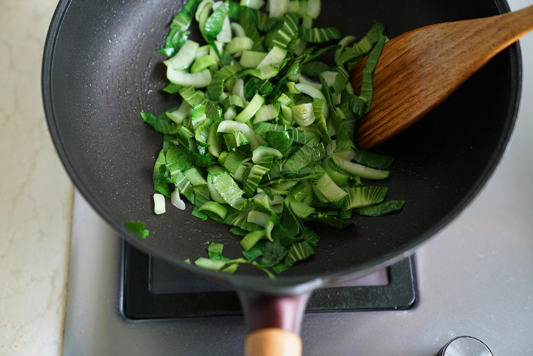 火腿菜饭的做法 步骤11