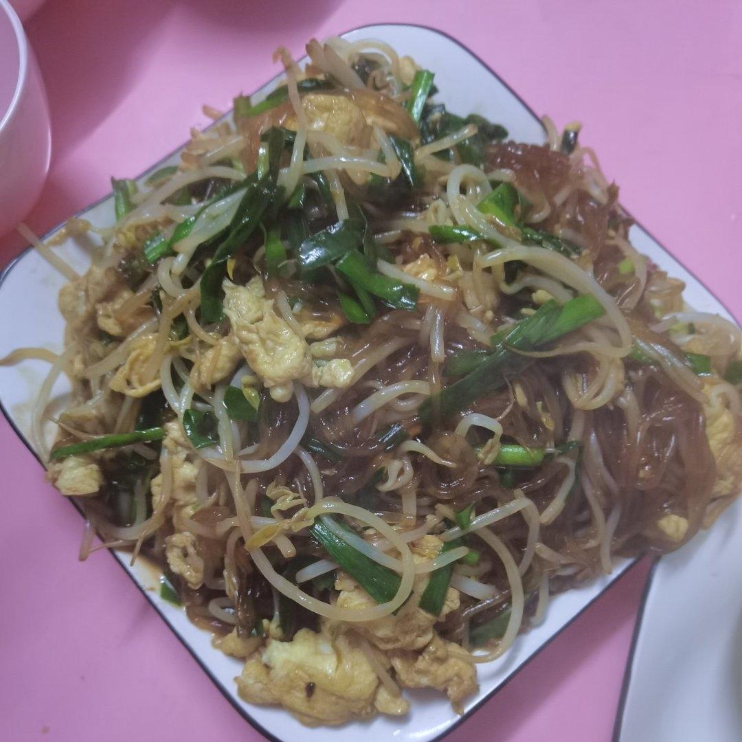 炒合菜～经典的拌饭菜，真的太香了