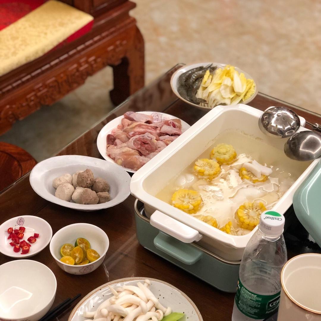 多功能料理锅-家庭版椰子鸡🥥🐔