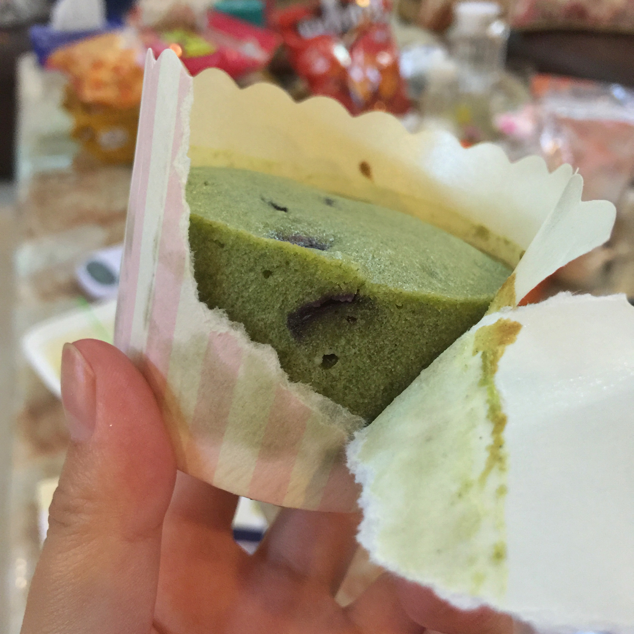 抹茶蔓越莓马芬 麦芬