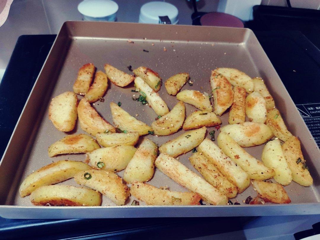 烤土豆、烤薯角