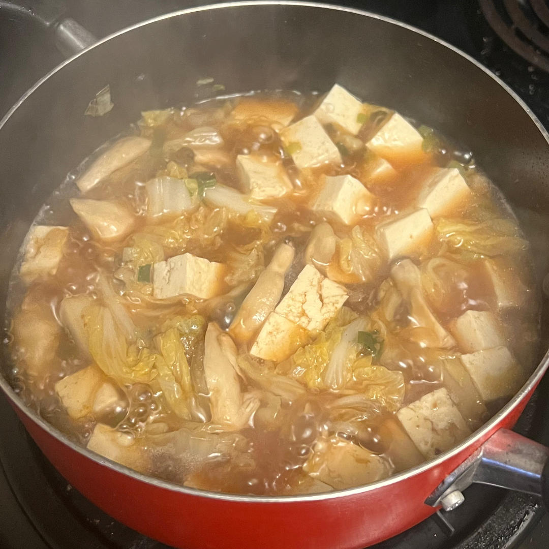 冬季最爱的家常菜！大白菜炖大豆腐或干豆腐