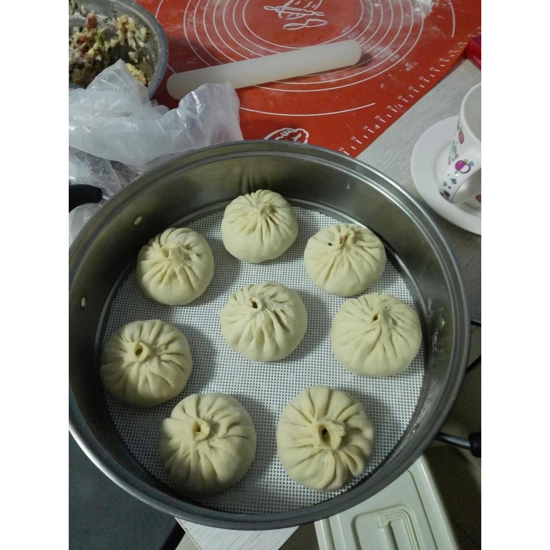 家庭手工肉馅大包子