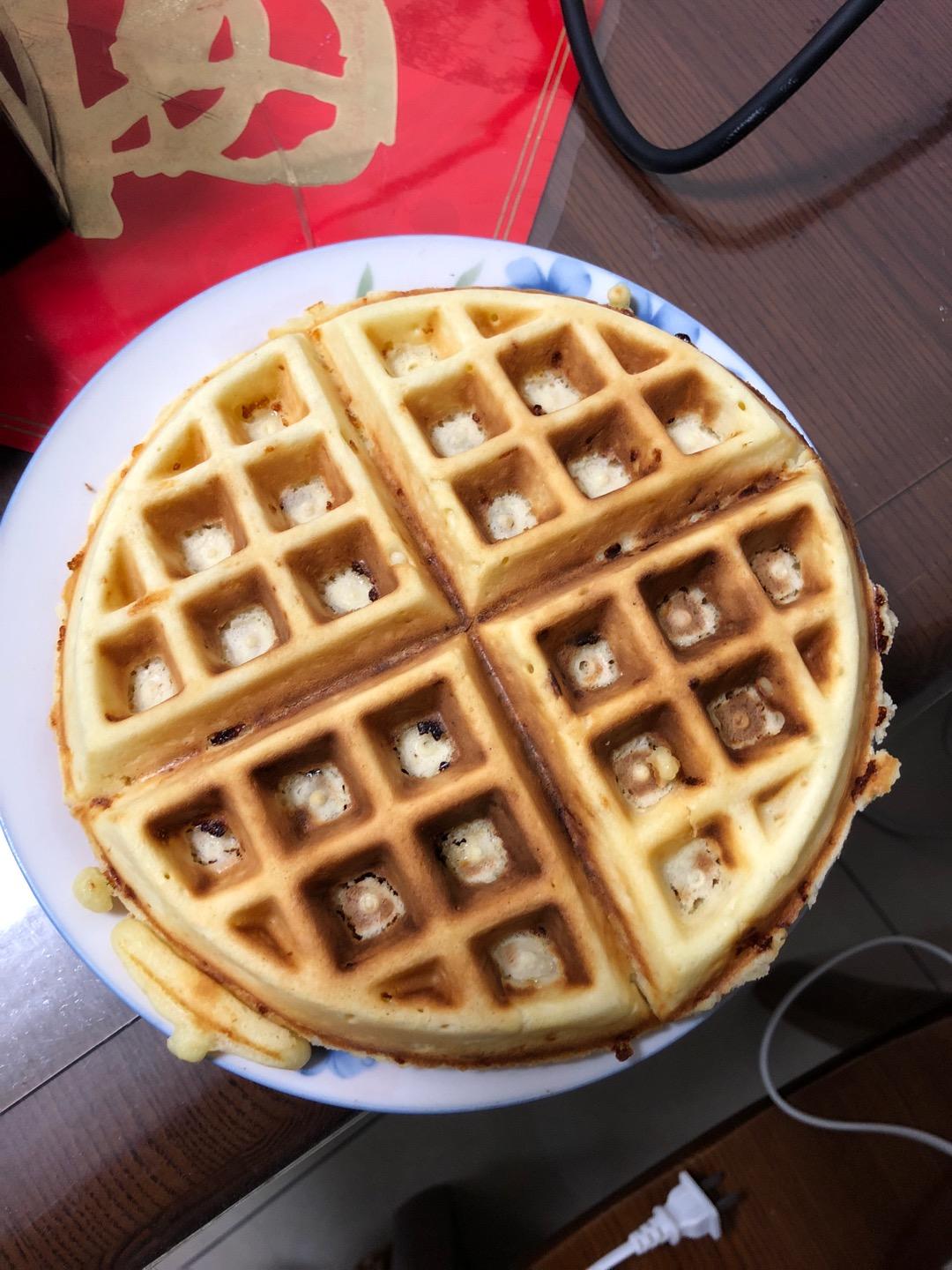 奶香芝士の华夫饼