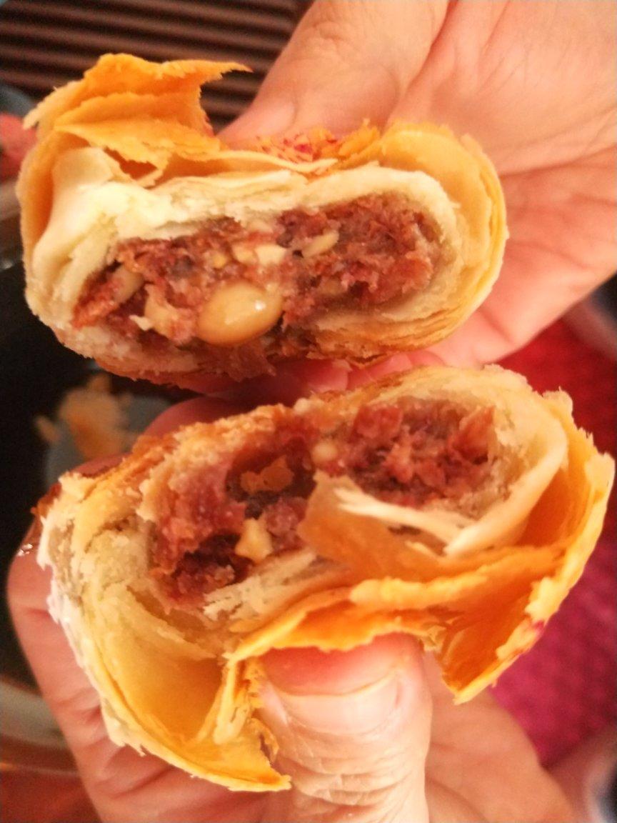 玫瑰鲜花饼，快手烫面法免出膜版，超级香酥！