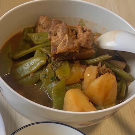 土豆芸豆炖排骨