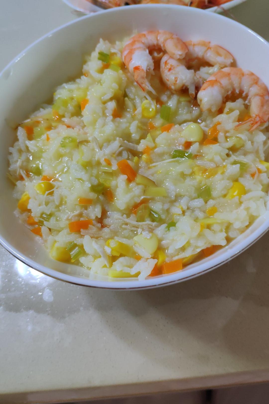 芙蓉鸡丝粥