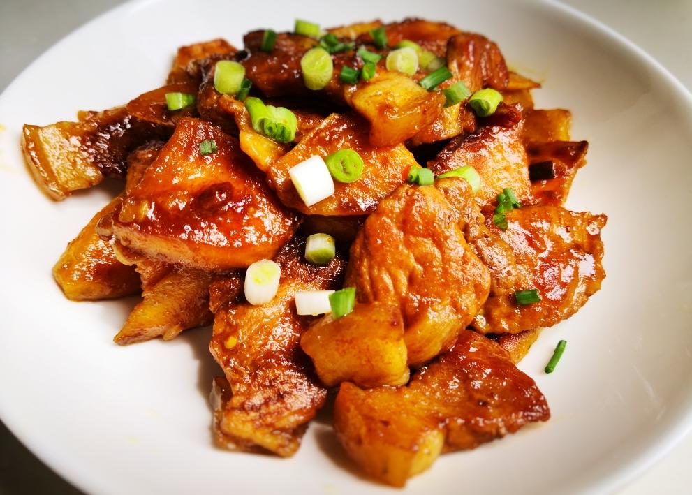 红薯红烧肉的做法