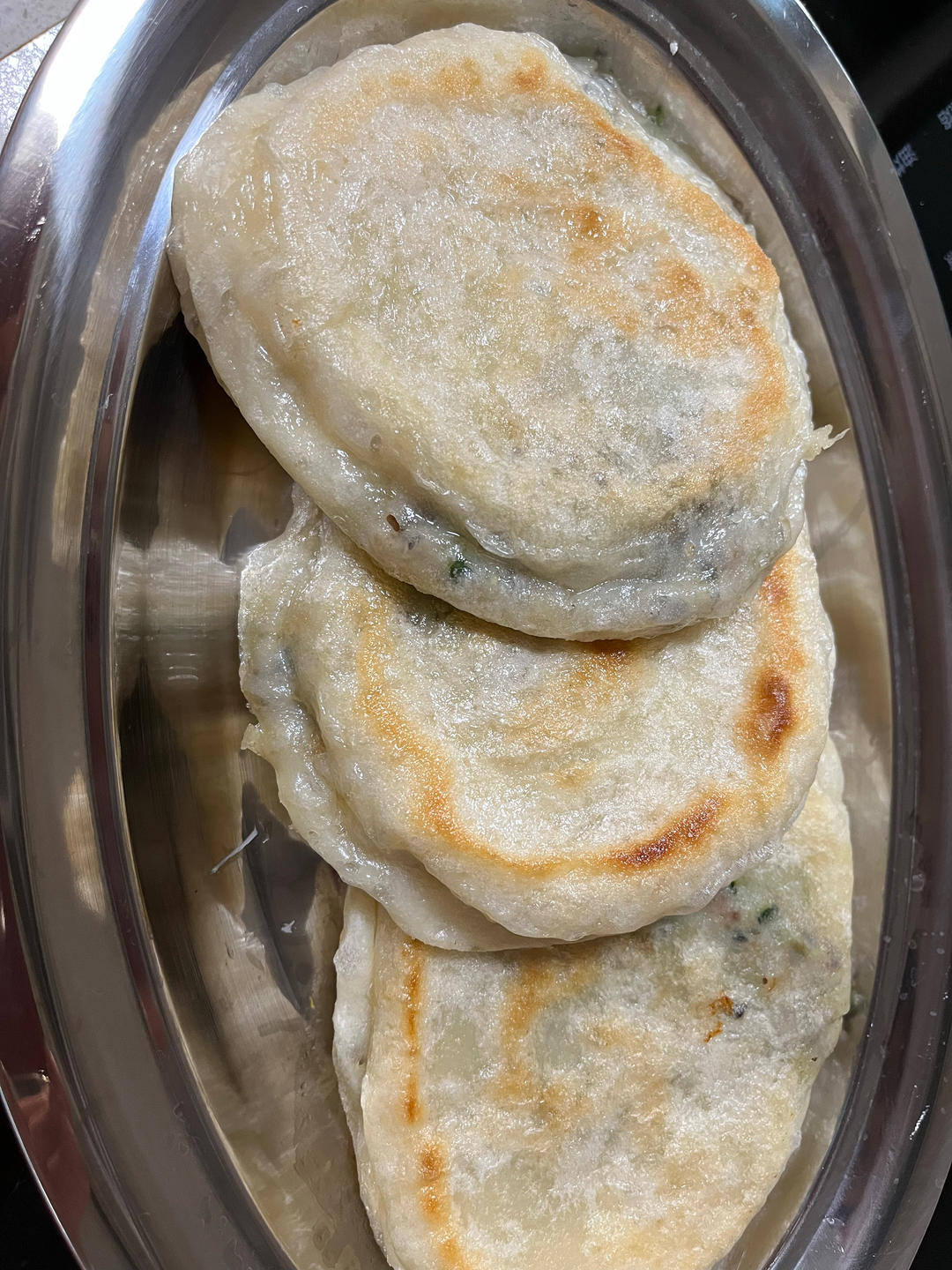 一斤面九两水馅饼，新手也能一次成功！