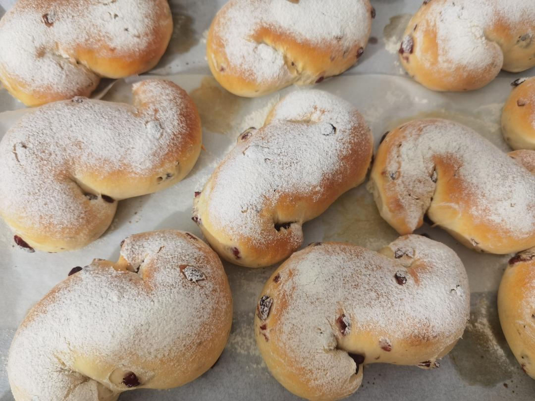 面包店里的常客——蔓越莓奶酪软欧