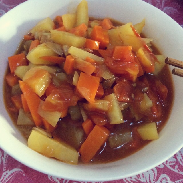 番茄土豆拌面