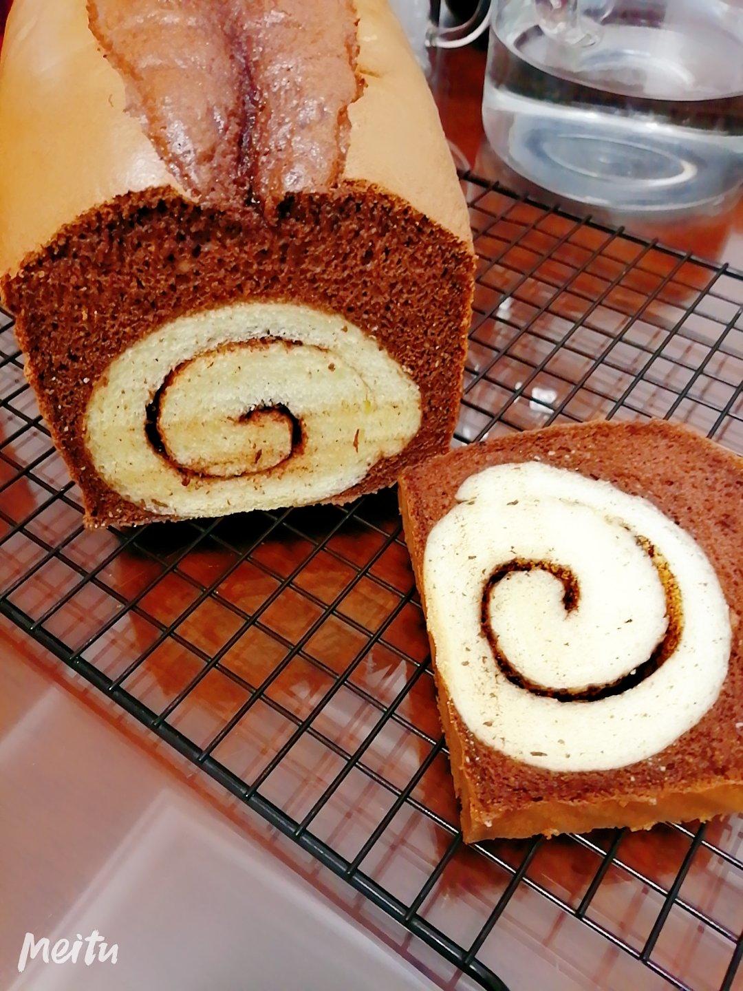 一次成功的黑钻吐司｜蛋糕➕面包的神仙搭配