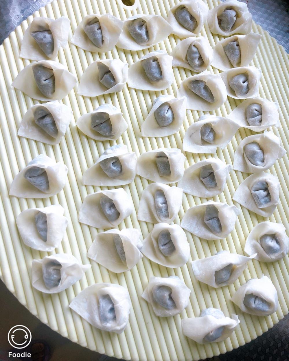 元宝馄饨的包法