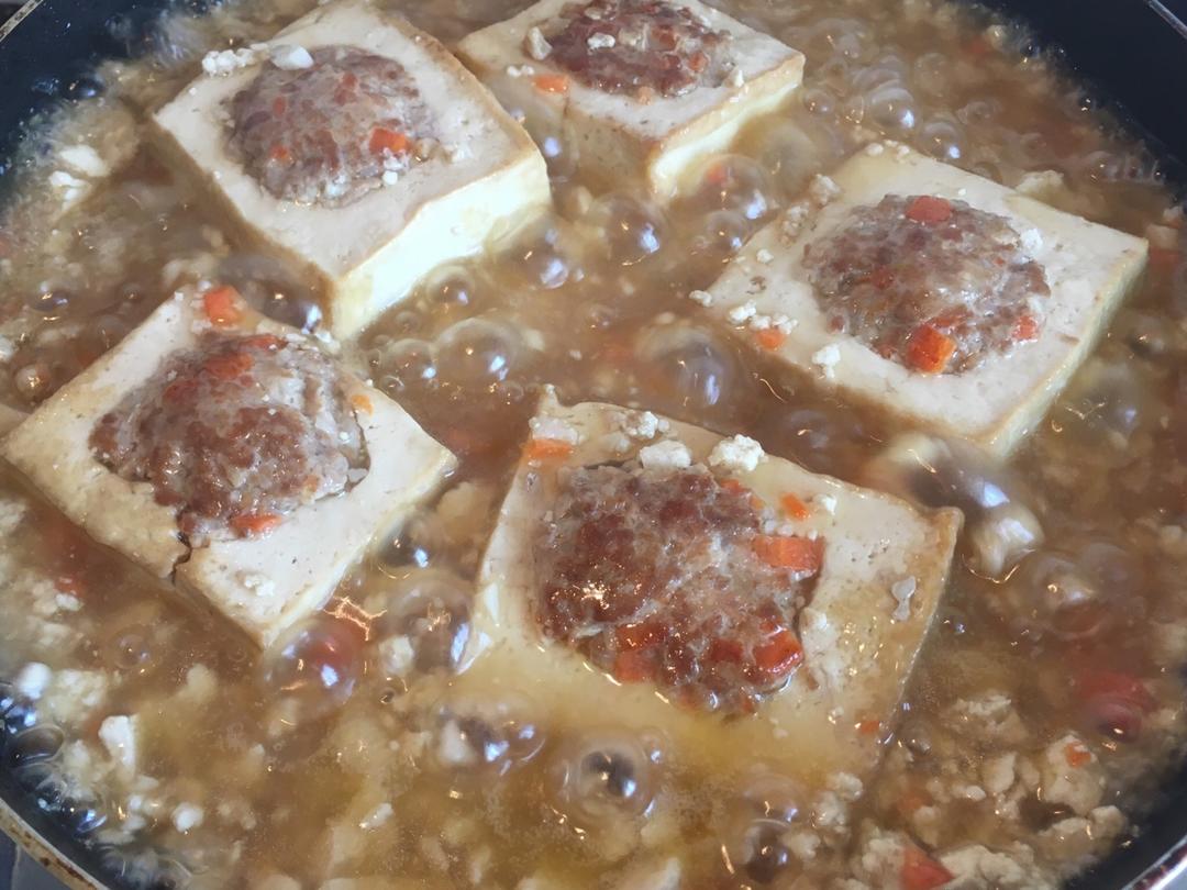 香煎酿豆腐【传统客家菜 】