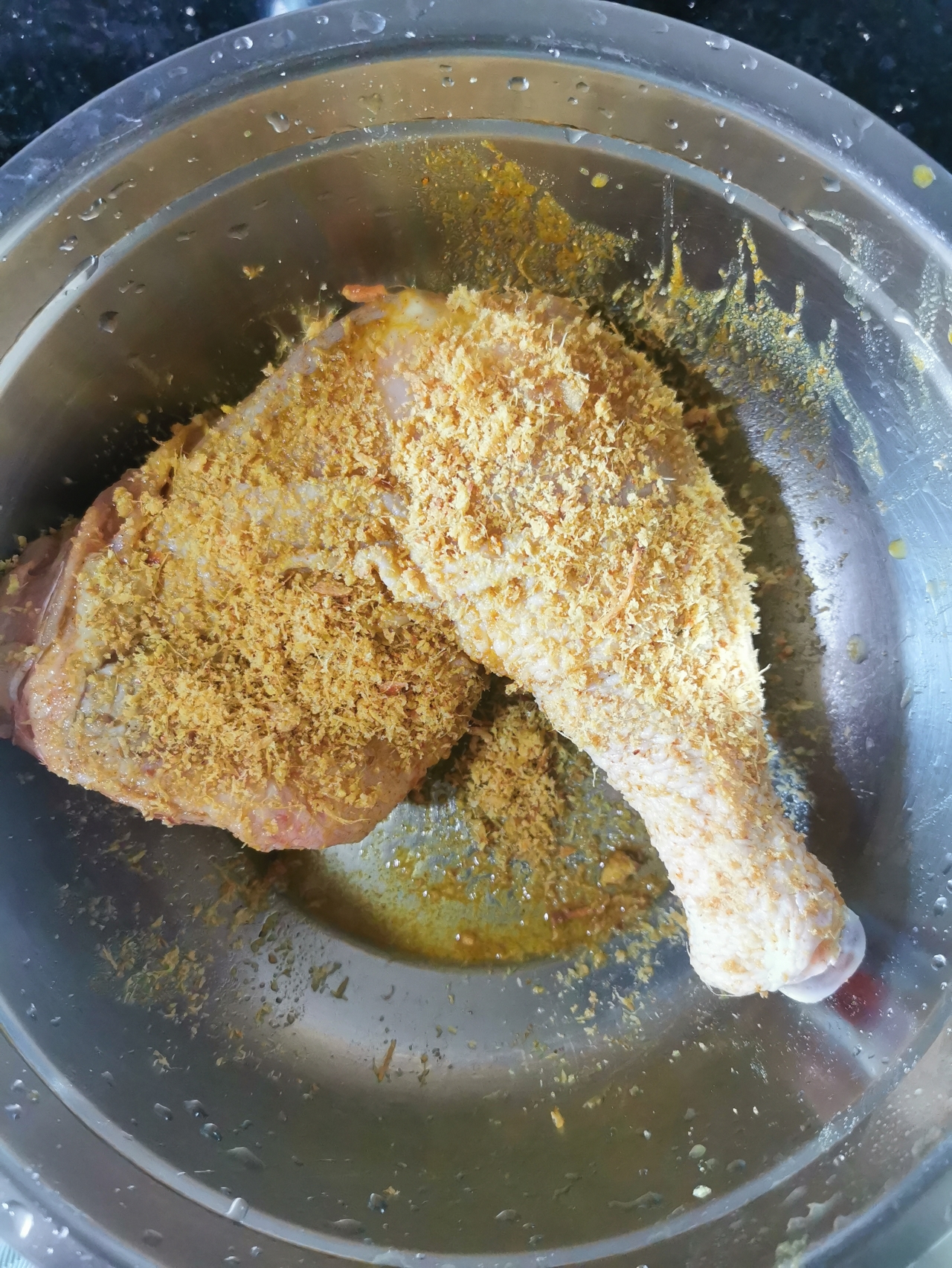 南姜盐焗鸡的做法 步骤1