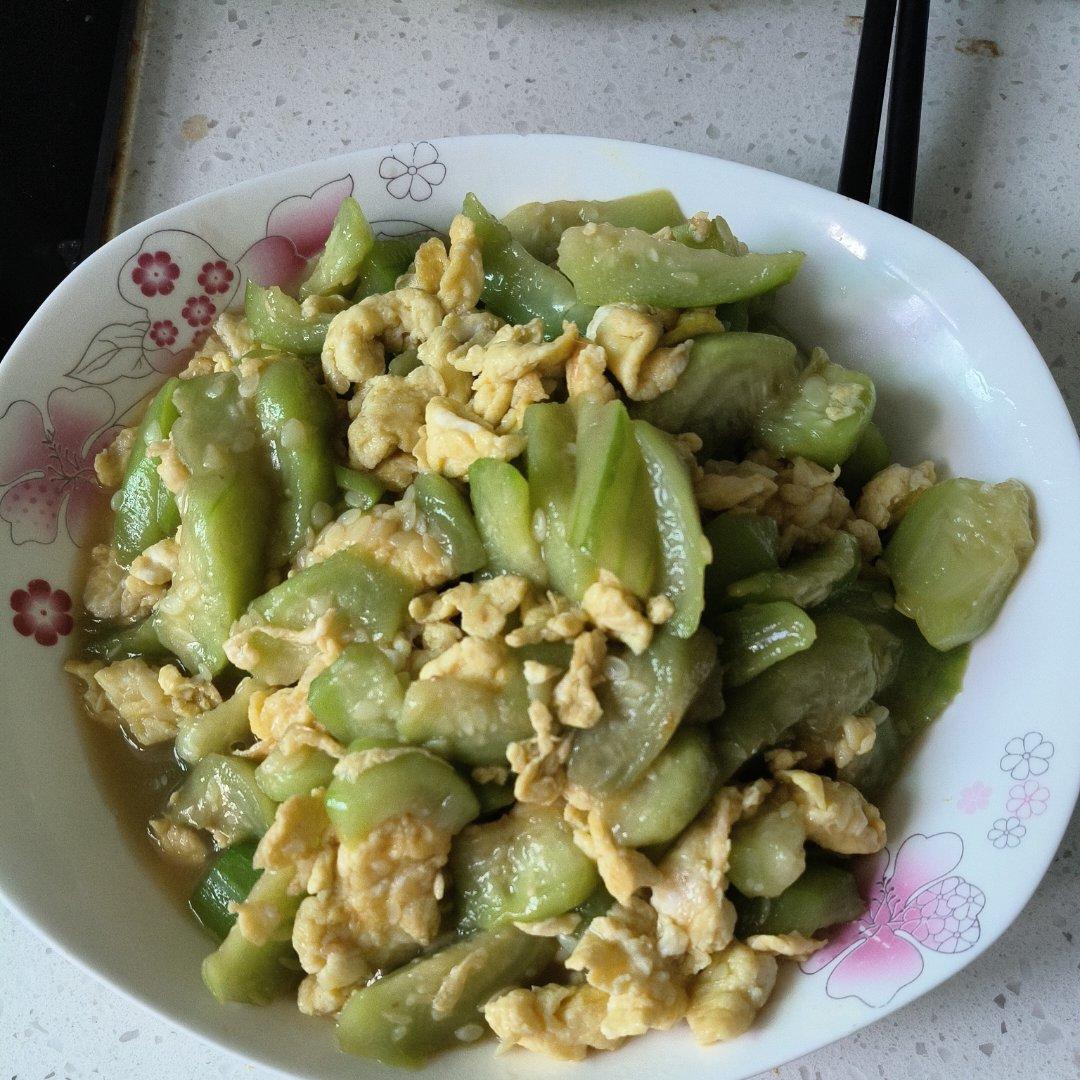 丝瓜炒蛋
