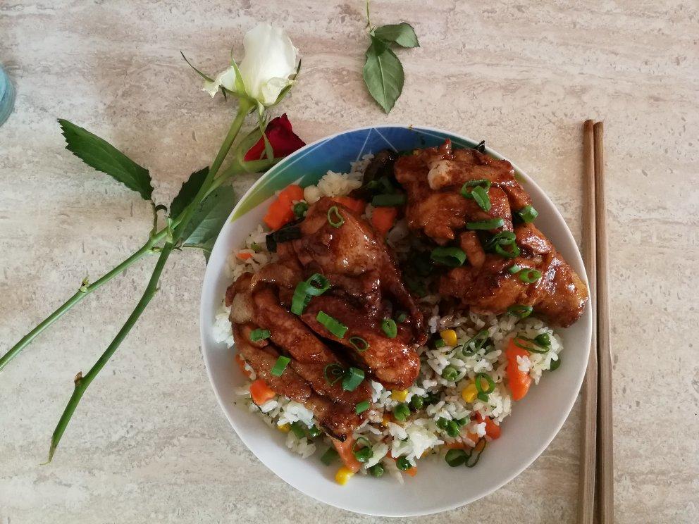 照烧鸡腿饭