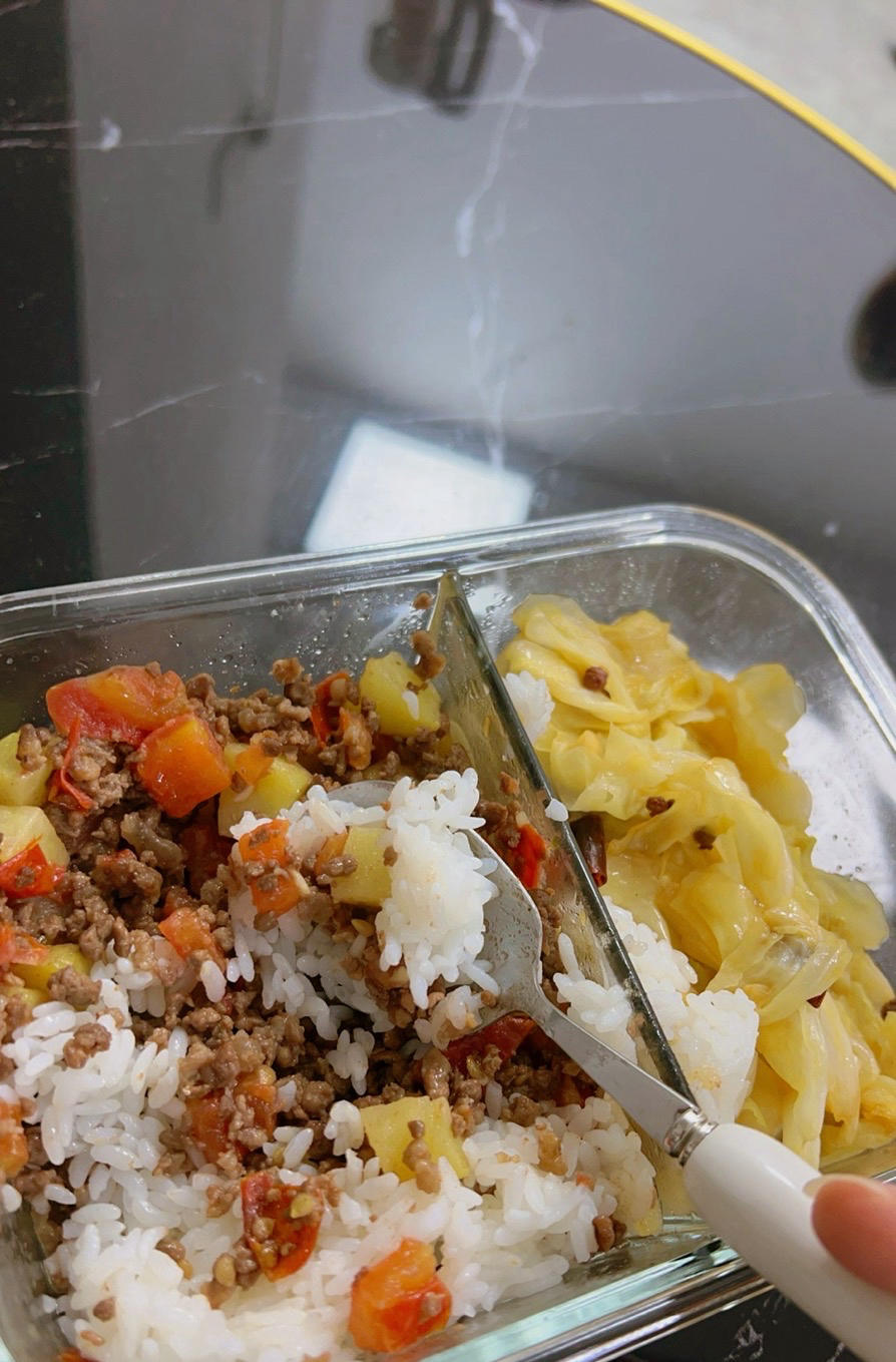 肉末土豆盖饭