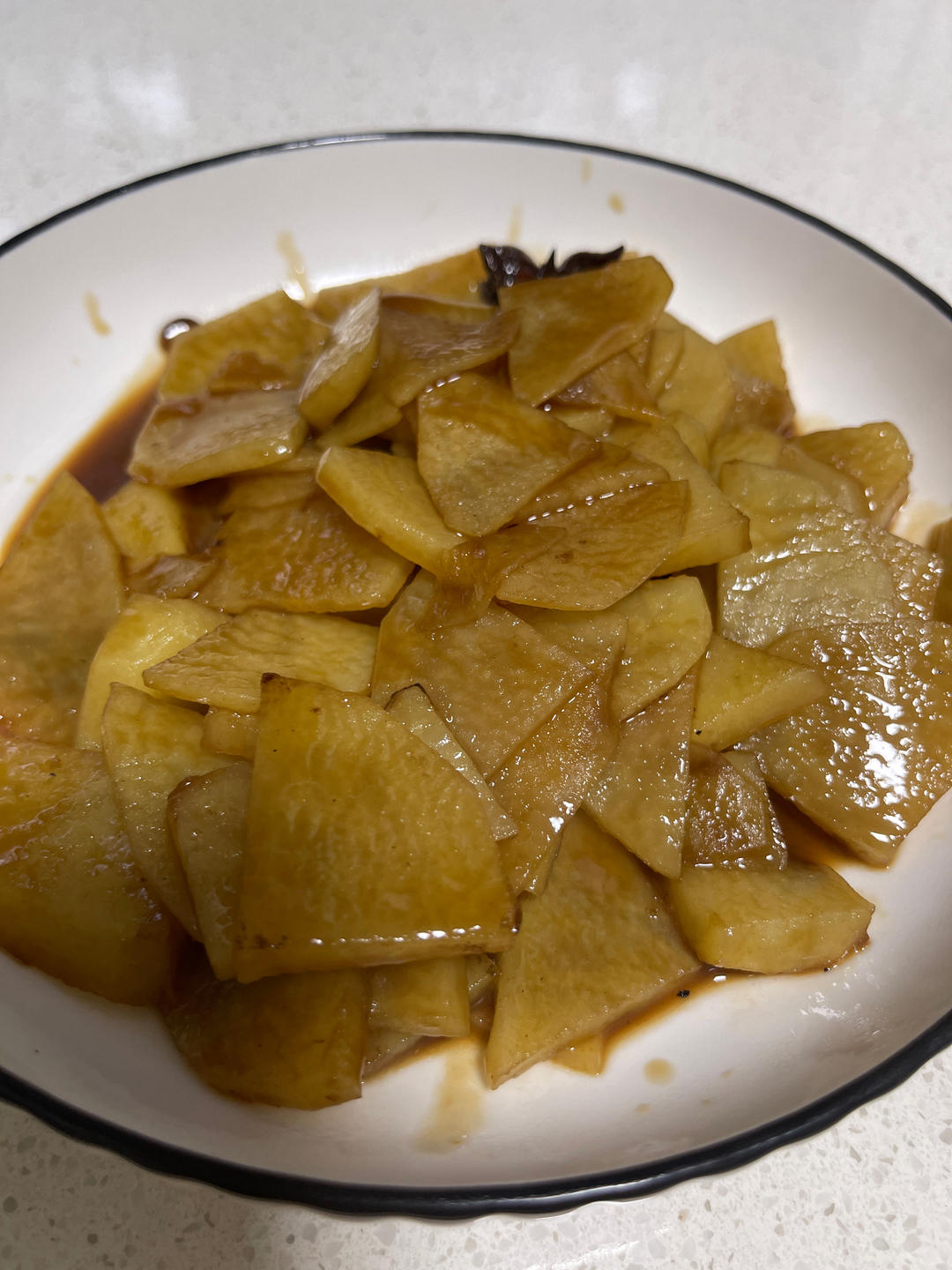 土豆系列（一）有肉香味的红烧土豆