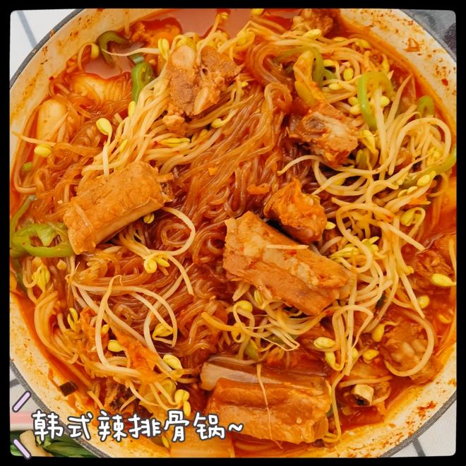 韩式辣排骨锅的做法
