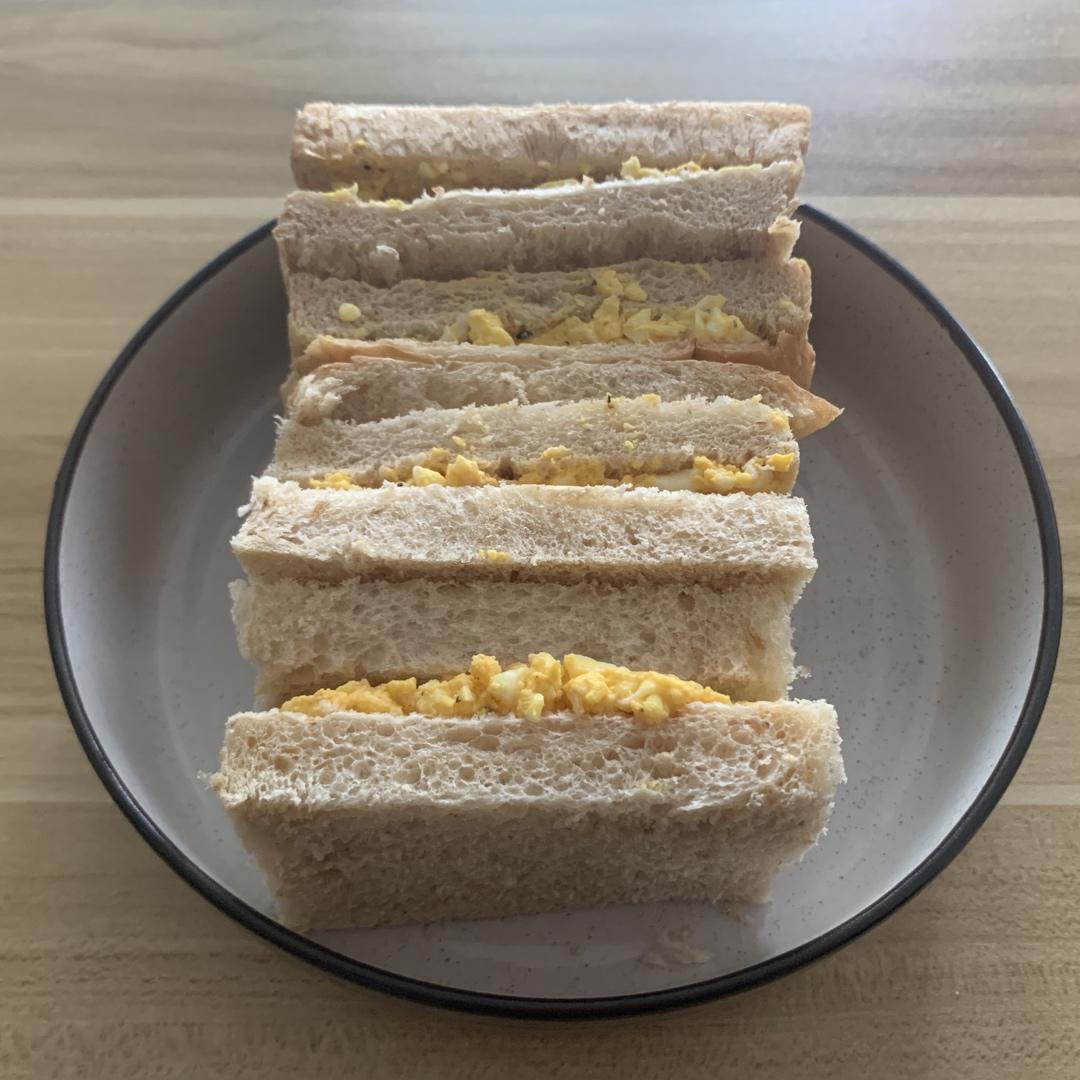 低脂食谱｜便利店网红早餐 🥪蛋黄酱三明治