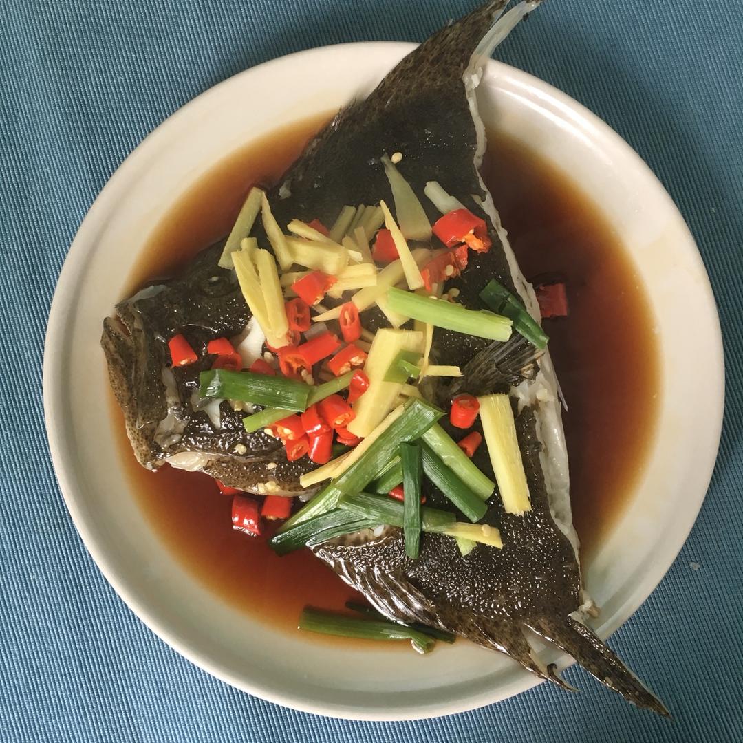 清蒸多宝鱼