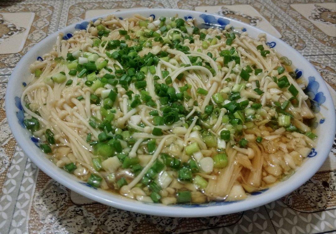油泼金针菇