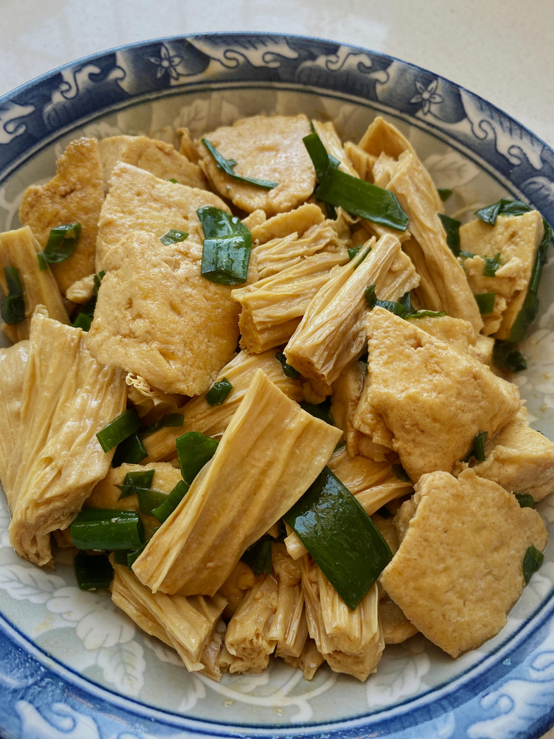 葱烧豆腐