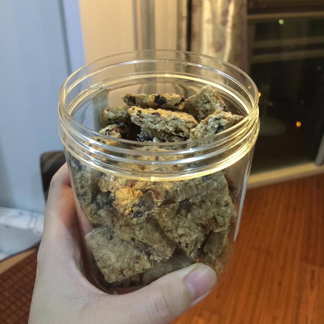 【健身厨男】微波炉燕麦饼干