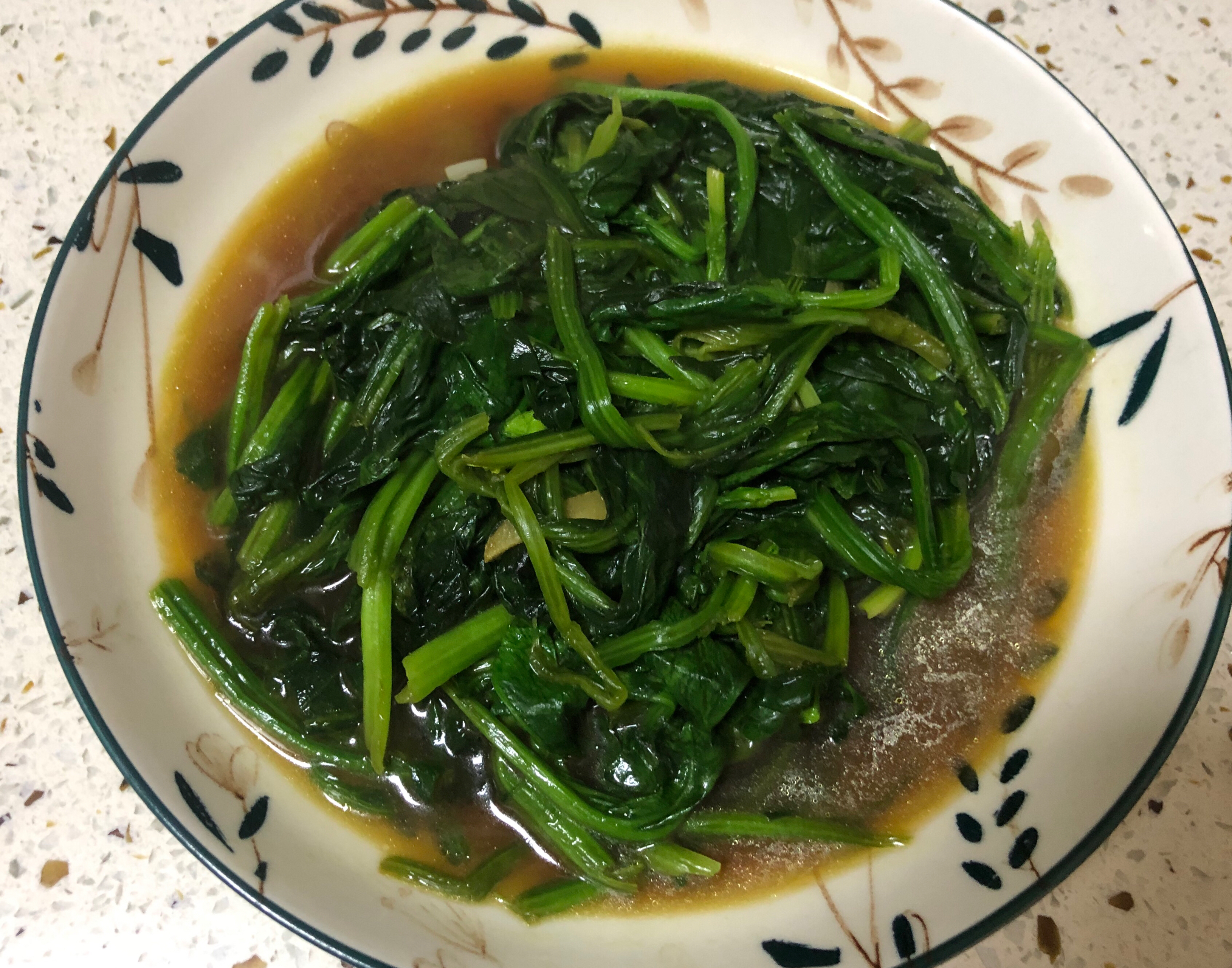 清炒菠菜的做法