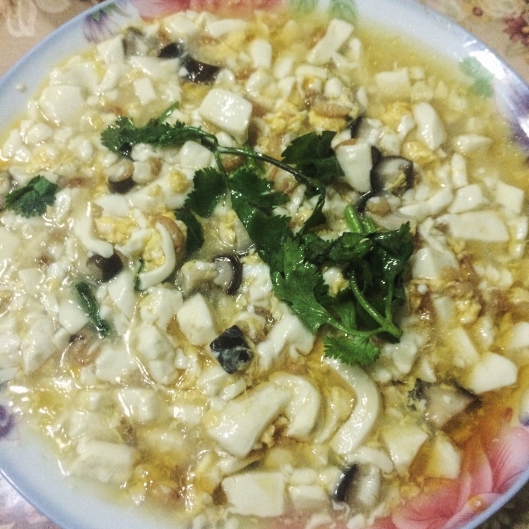 香菜豆腐羹