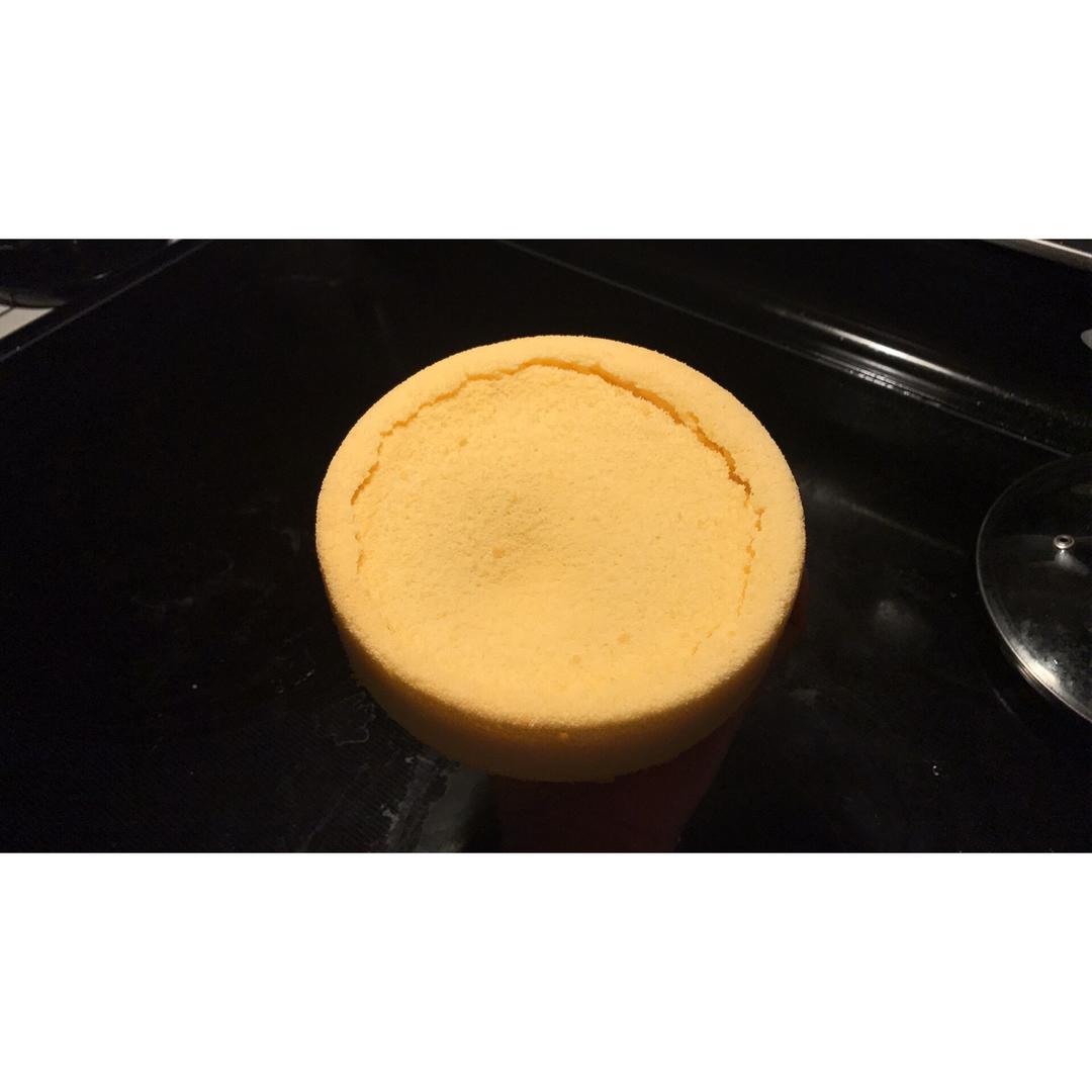 6寸原味戚风蛋糕