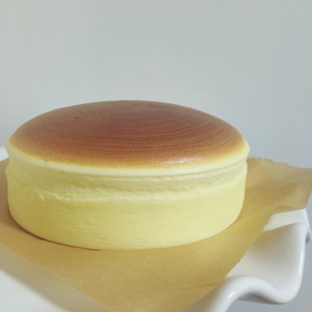 keke-做的8寸完美轻乳酪蛋糕