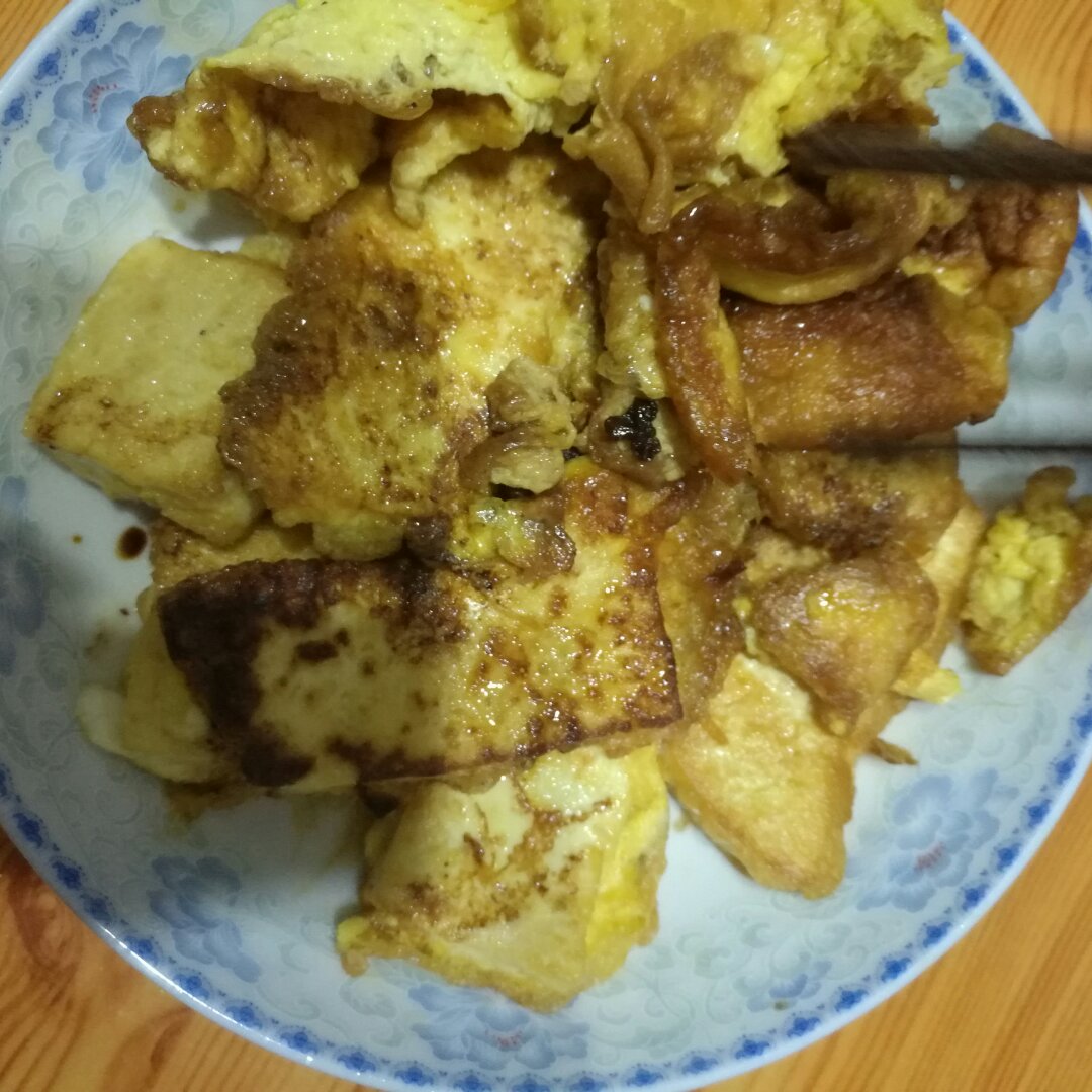 鸡蛋煎豆腐