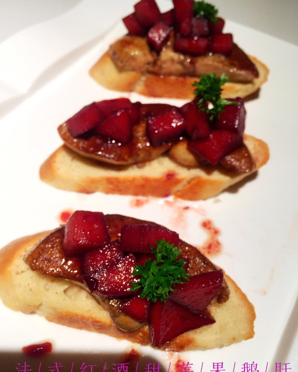 香煎鹅肝-蓝莓酱