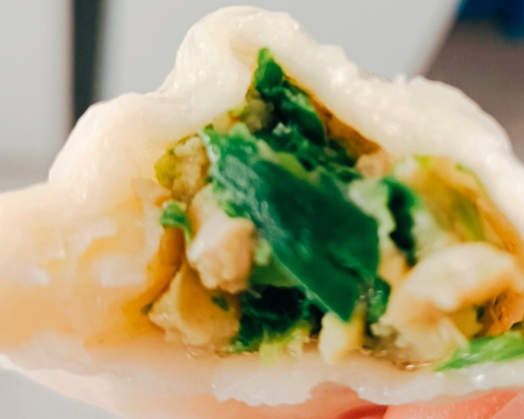 超好吃的蘑菇馅 东北水饺--榆黄蘑馅的做法