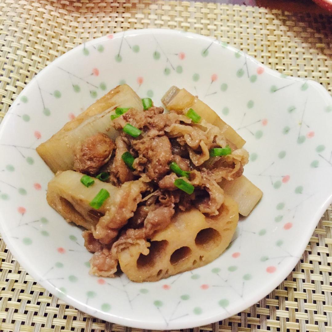 莲藕炒牛肉的做法