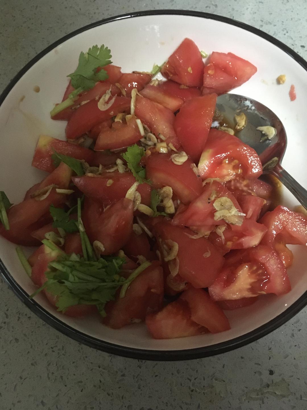 老北京咸拌西红柿(清凉爽口，无糖无负担)的做法