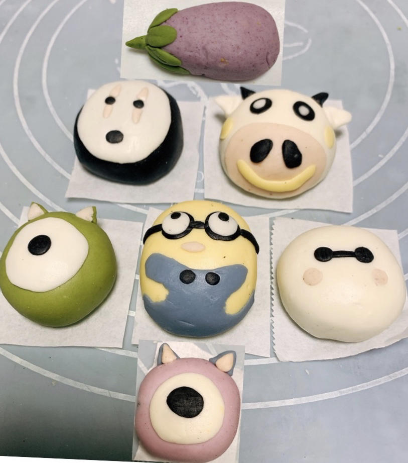 【樉樉的小厨房】果蔬粉花式汤圆 卡通元宵 6种花式合集 易塑形不易开裂配方