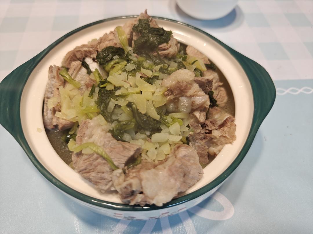 小白菜排骨汤