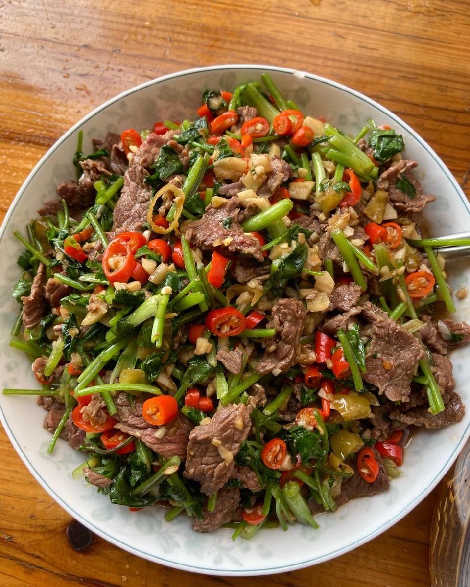 野山椒炒牛肉