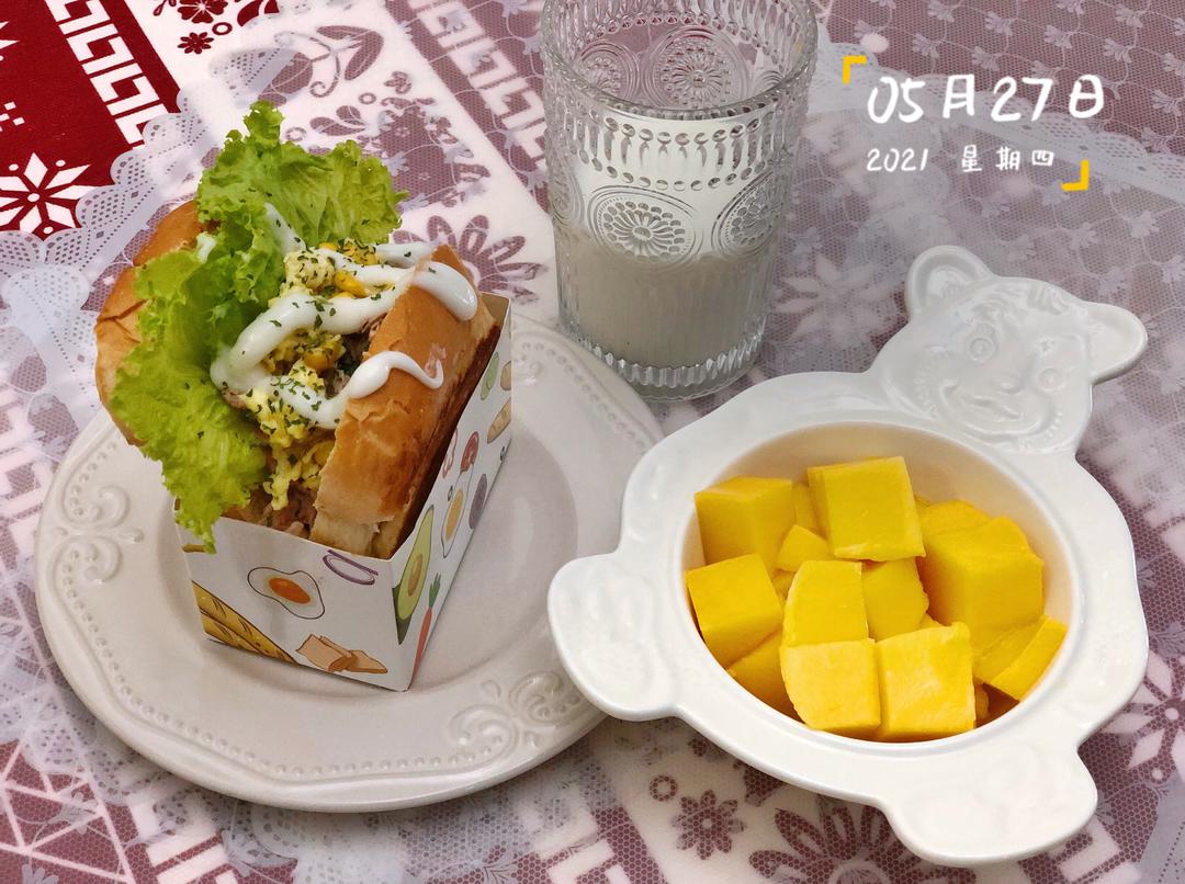 纯奶手撕吐司的做法 步骤1