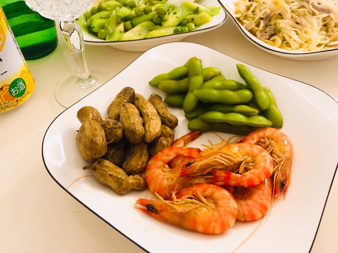 香糟一切：香糟虾+香糟鹅掌鸭信+香糟花毛【曼食慢语】