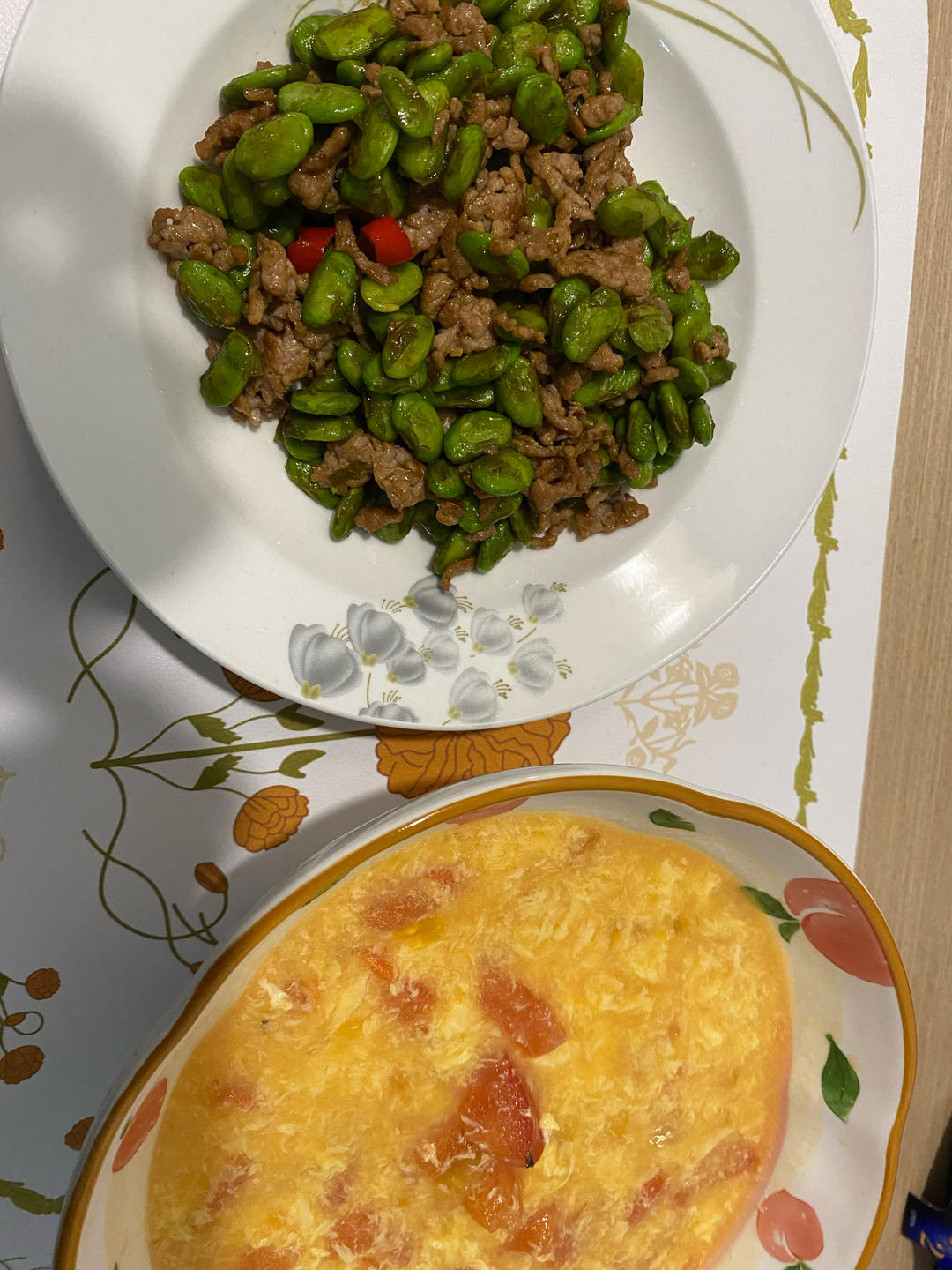 毛豆炒肉