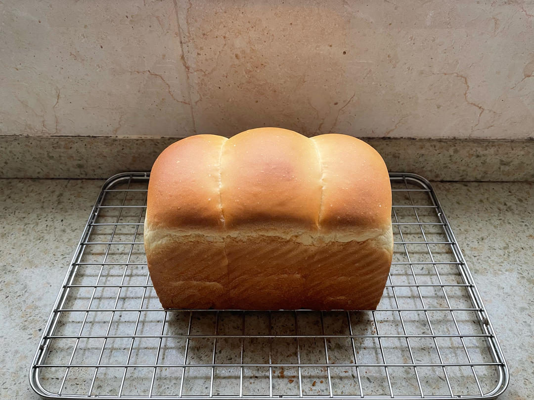 哈喽~面包你好！极简白吐司（一次发酵法）最最简单的吐司