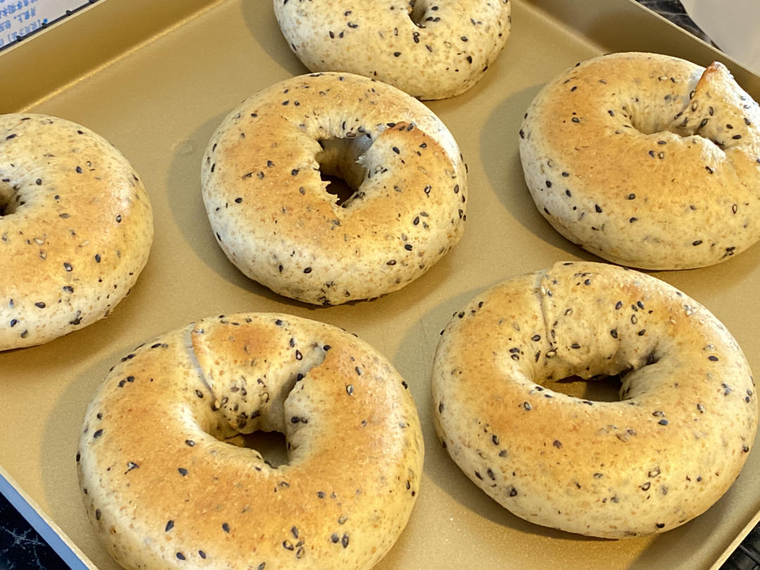 原味贝果🥯/黑芝麻贝果🥯