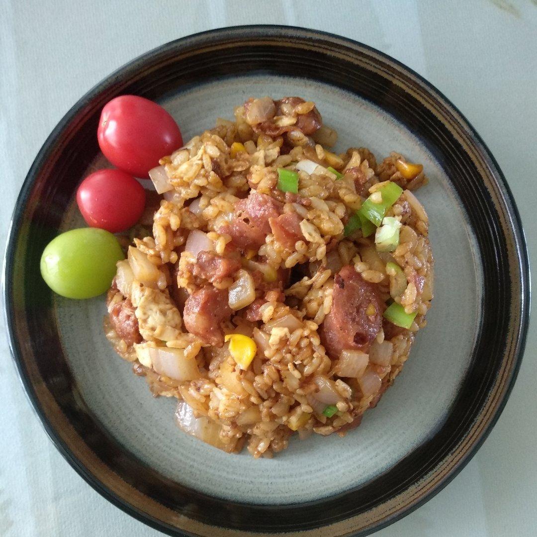 【耳光炒饭 & 烤茄子】