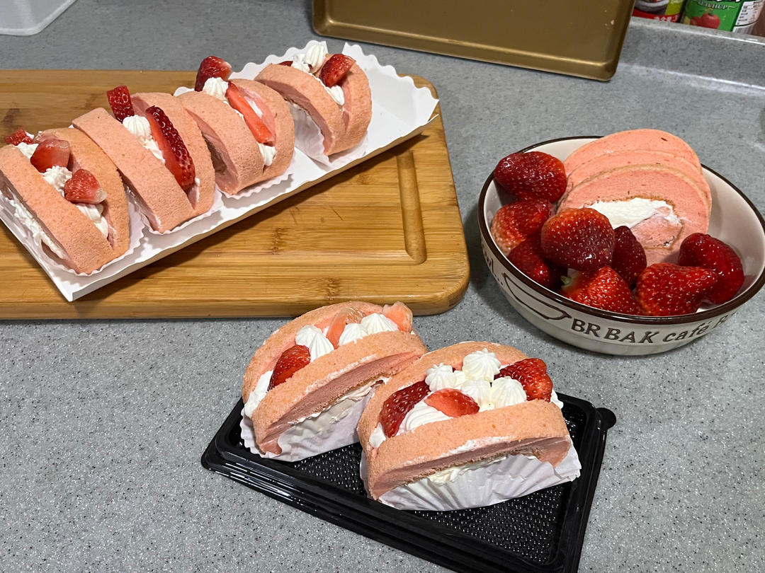 胖乎乎奶油芒果卷/不开裂不掉皮全过程详细图解烘焙视频/蛋糕篇6：「厚卷」