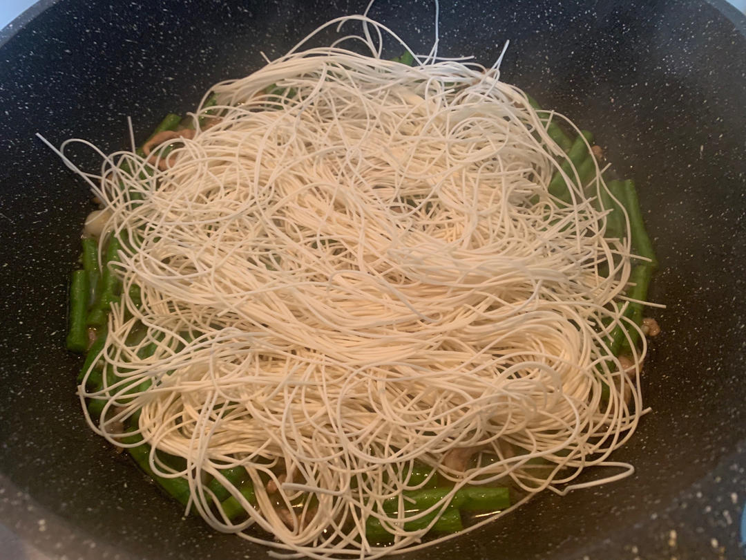 地道老北京扁豆焖面 豆角焖面 太好吃小心吃撑哦