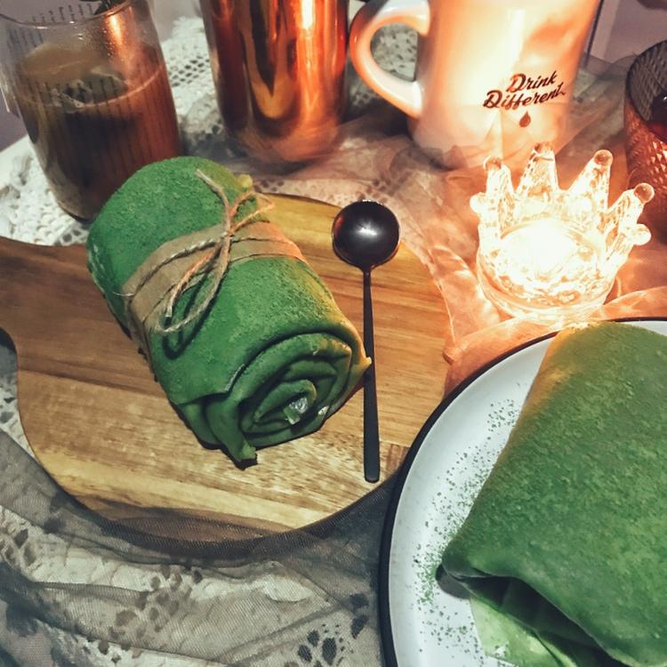 抹茶奶冻毛巾卷【曼食慢语】